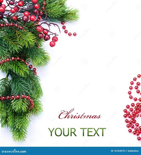 Christmas Tree Border Stock Photo - Image: 16764070