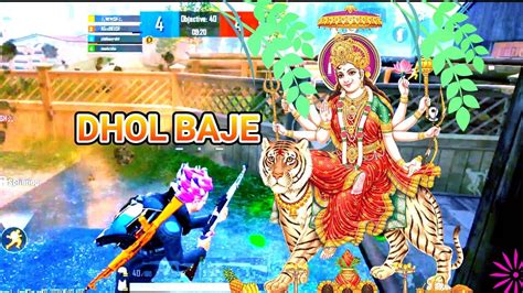 BGMI Nagada Sang Dhol Baje Beat Sync Montage Navratri Special