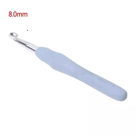 Aluminium Crochet Hook Soft Touch 8mm Premium Wool Yarn And Crochet Accessories Online Store