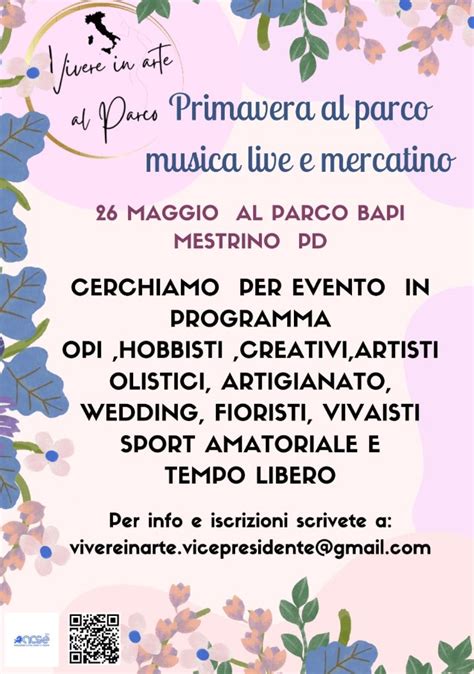 Primavera Al Parco Mercatino Maggio Mestrino Pd