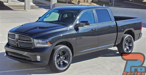 2019 Ram 1500 Sport Hood Black Emblems - Dreaming Arcadia