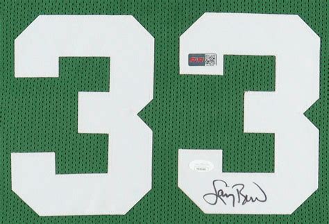 Larry Bird Signed Custom Framed Jersey Display Jsa Pristine Auction