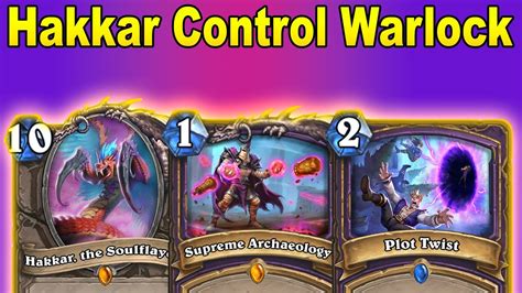 Hakkar Tickatus Highlander Control Quest Warlock Wild Season End Mini Set Hearthstone