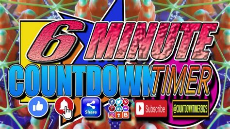 3 Latest Upgrade 6 Minute Countdown Timer YouTube