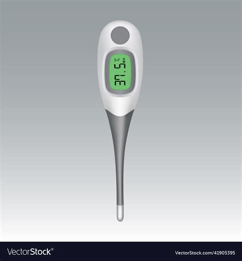 Fever thermometer Royalty Free Vector Image - VectorStock