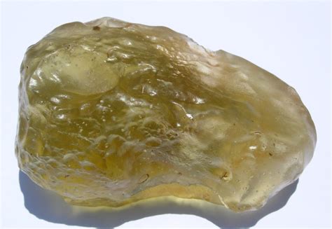 Libyan Desert Glass Impactite With Natural Hole 88 1g Star Hunter Meteorites