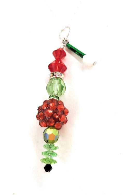 Grinch Pendant Dr Seuss Grinch Swarovski Crystal Christmas Etsy