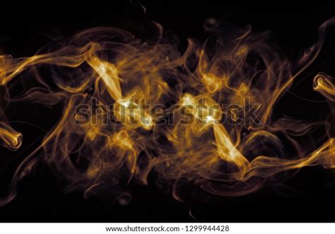 Abstract Gold Smoke On Dark Free Stock Photo Edit Now 1299944428