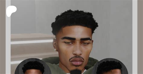 HIGH TAPER FADE UPDATED Khadijah551 In 2024 Sims 4 Hair Male