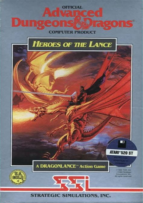 Advanced Dungeons & Dragons - Heroes Of The Lance - A DragonLance Action Game ROM Free Download ...