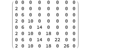 define special matrix  mathematica mathematica stack exchange