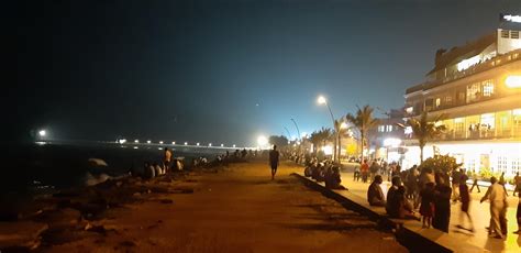 Rock Beach, Pondicherry. (Galaxy A7 5664x2752) : r/india