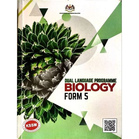 Biology Textbook Form 5 KSSM DLP Buku Teks Biologi Tingkatan 5 Pre