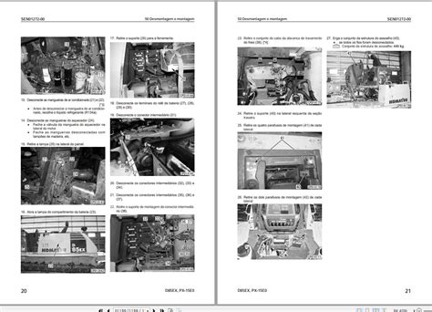 Komatsu D85EX 15E0 D85PX 15E0 Crawler Dozer Shop Manual KPBM006052 PT PDF