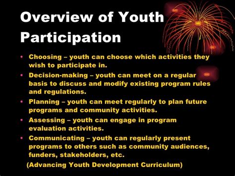 Youth Participation Success Story