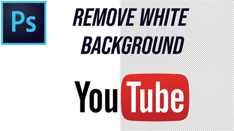 How To Remove White Background From Logos with Photoshop - YouTube