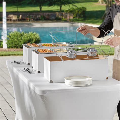 Choice Piece Full Size Disposable Serving Chafer Dish Kit With