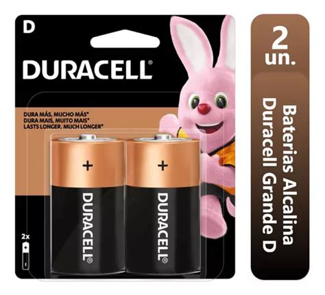 Pilha Duracell Grande D Alcalina Cartela C 2 Mn1300 B2