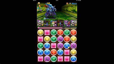 パズドラ ｢ゼウス．ディオス降臨！超地獄級｣ 安定闇メタpt バインド回復使用 ノーコン Youtube