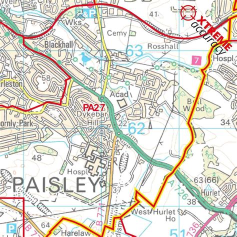 Greater Glasgow Area Postcode Sector Map (G4) – Map Logic