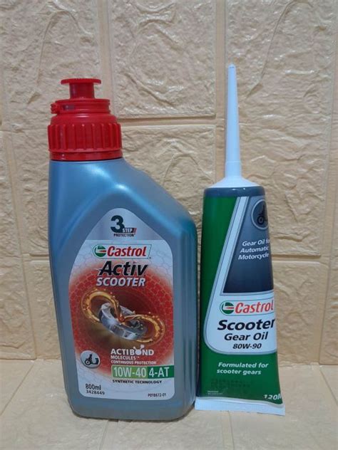 Castrol Activ Scooter W At Ml Castrol Gear Oil W Ml