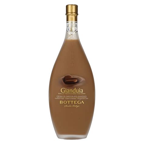 Bottega Crema Di CIOCCOLATO GIANDUIA Cream Liqueur 17 Vol 0 5l