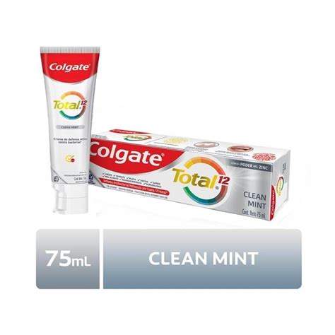 Pasta Dental Colgate Total 12 Clean Mint 75 Ml Walmart