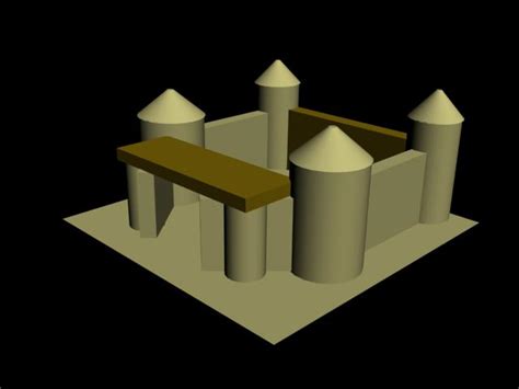 Stewart Pullen 3d Modelling And Animation Blog Using Standard Primitives