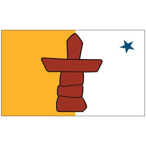 Nunavut Nylon Province Flags On Embassy Flag, Inc.