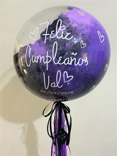 Globo Burbuja Con Pintura Globos Burbuja Globos Personalizados