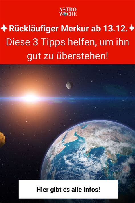 Diese 3 Tipps helfen den Sternzeichen den rückläufigen Merkur ab dem 2