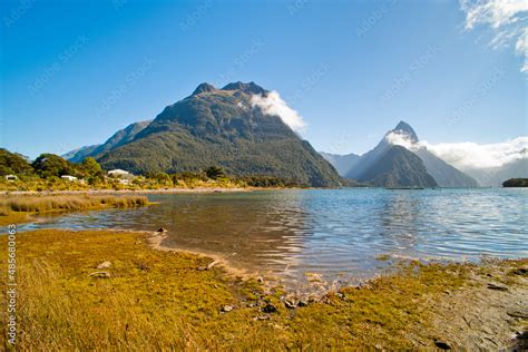 Mitre Peak Milford Sound Fiordland South Island New Zealand Mitre