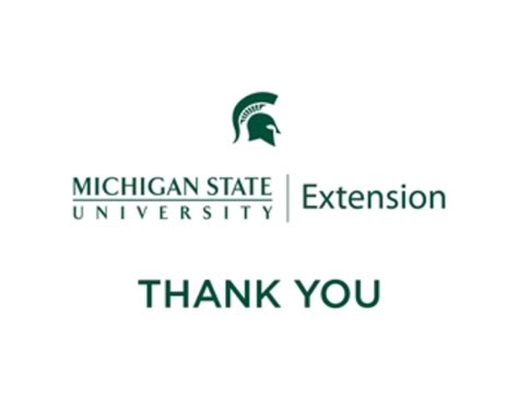 MSU Extension branded “Thank You” cards E3338 - MSU Extension