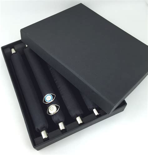 Coffret Plateau Bagues Rouleaux En Satin Amovibles Gpbg