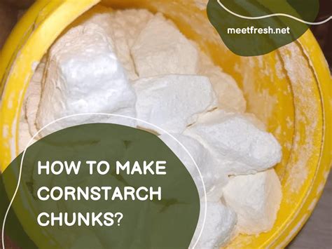 How To Make Cornstarch Chunks In The Freezer Petillo Jessica