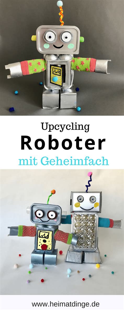 Diy Trash Roboter Fridolin Mit Geheimfach