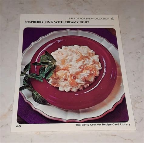 Other The Betty Crocker Recipe Card Library Replacement Cards Salads 1971 Poshmark