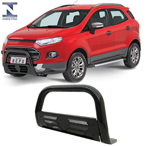 Parachoque Impulsão Quebra Mato Preto Ford Ecosport 2013 Em Diante