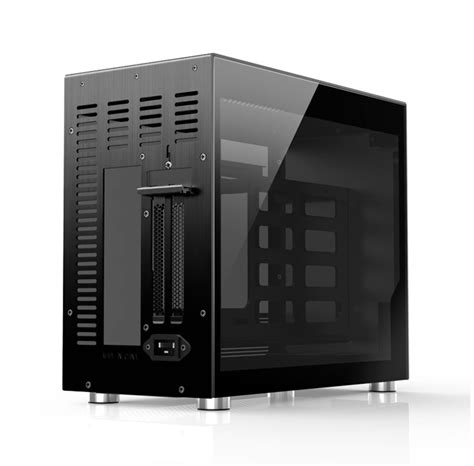 Jonsbo V Mini Itx Case Tg Black Kabinet Minitower Sort