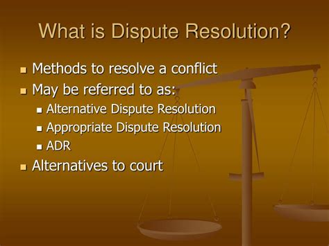 Ppt Alternative Dispute Resolution Powerpoint Presentation Free