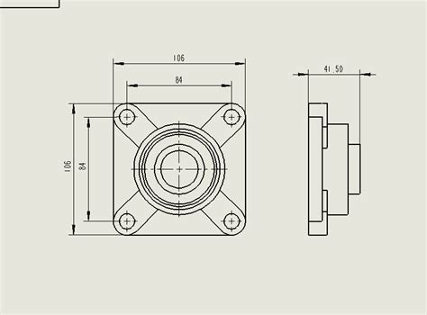 轴承座ucf206solidworks 2018模型图纸下载 懒石网