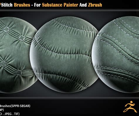 ArtStation - Dynamic Seam/Stitch Brushes - For Substance Painter And ...