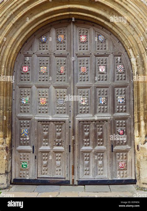 The Great Gate To The European Library Or Bodleian Library Great Gate