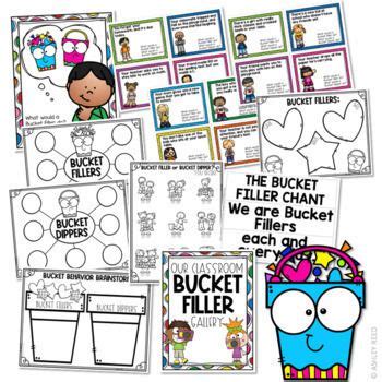 Bucket Filling Bucket Filler Packet Of Activities Worksheets And