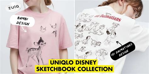 UNIQLO Has A Sketchbook Collection With Disney Characters