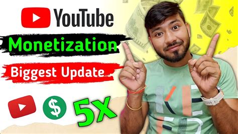 Good News Monetization Biggest Update YouTube New Update YouTube