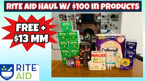 RITE AID HAUL Hot Week Couponing At Rite Aid Easy Drugstore