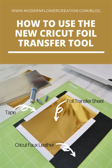 How To Use The New Cricut Foil Transfer Tool Artofit