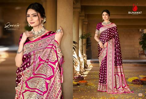 Bunawat Akshat Silk Wedding Wear Saree Collection