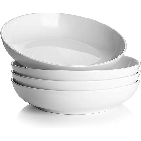 Amazon Deecoo Pack Porcelain Pasta Bowls Ceramic Salad Soup